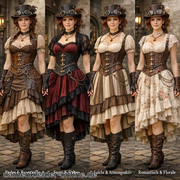 Steampunk Kleid Damen