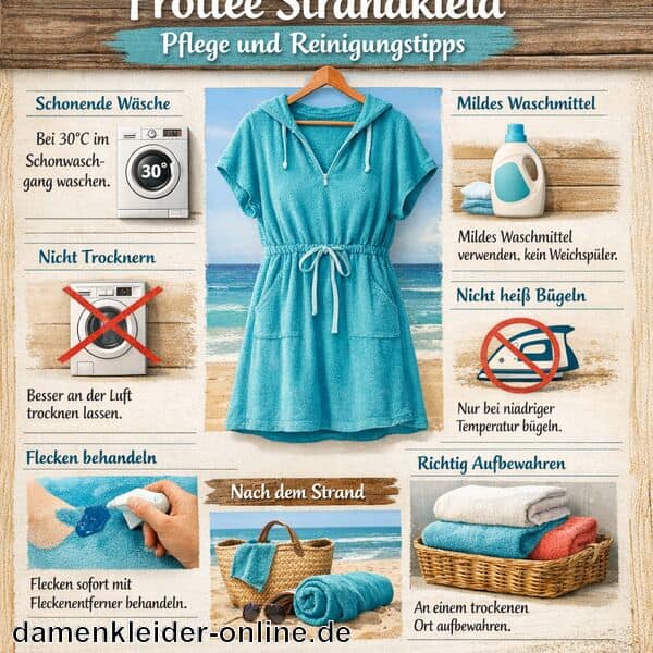 Frottee Strandkleid