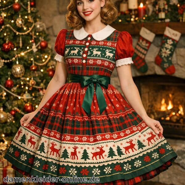 Retro Weihnachtskleid