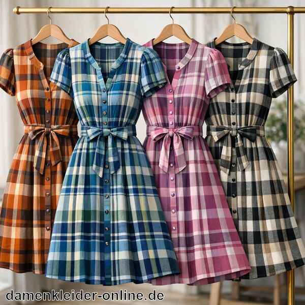 Kleid mit Karomuster