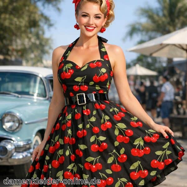 Rockabilly Kleid Neckholder