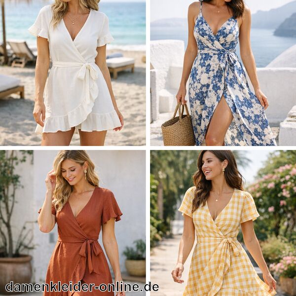 Wickelkleid Sommer