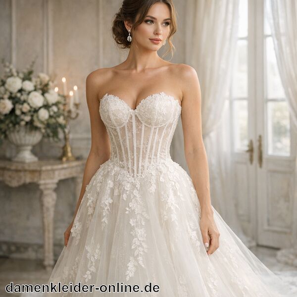 Korsett Hochzeitskleid