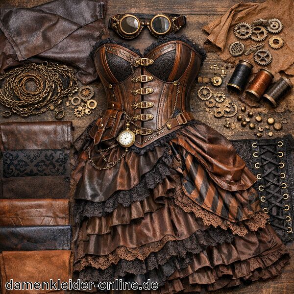 Steampunk Korsett Kleid