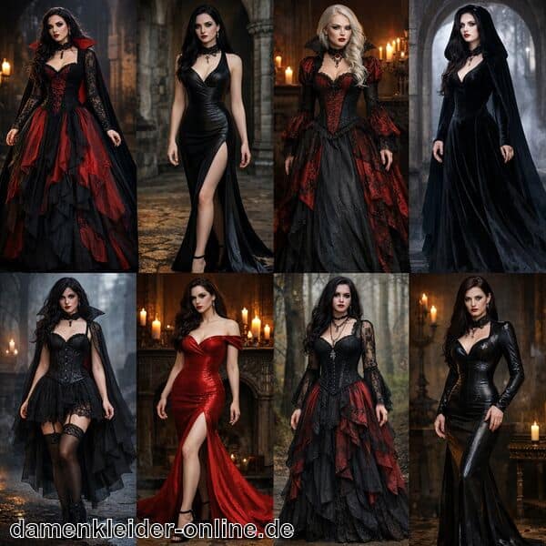 Vampir Kleid Damen