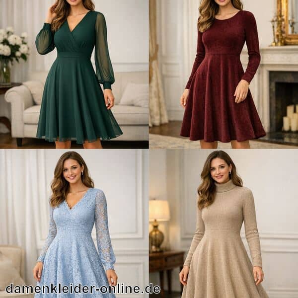 Langarm Kleid a Linie