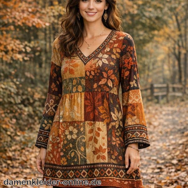 Tunika Kleid Herbst