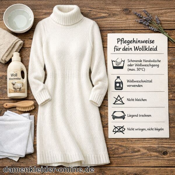 Wollkleid Weiß