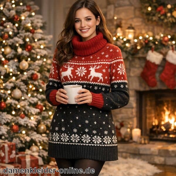 Pulloverkleid Weihnachten