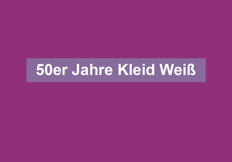 50er Jahre Kleid Weiß