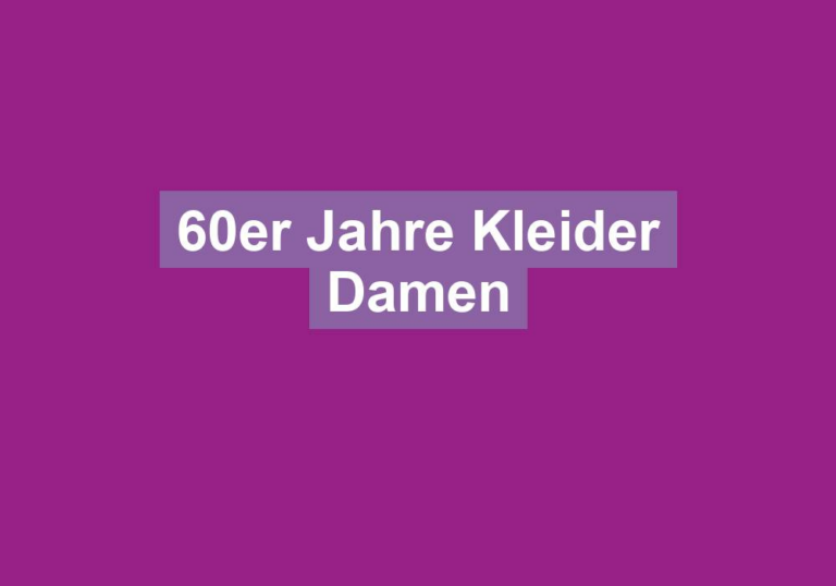60er Jahre Kleider Damen
