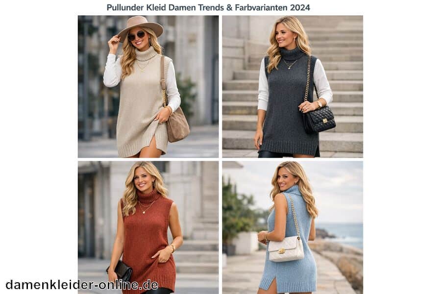 Trends und Farbvarianten 2024 - Pullunder Kleid Damen