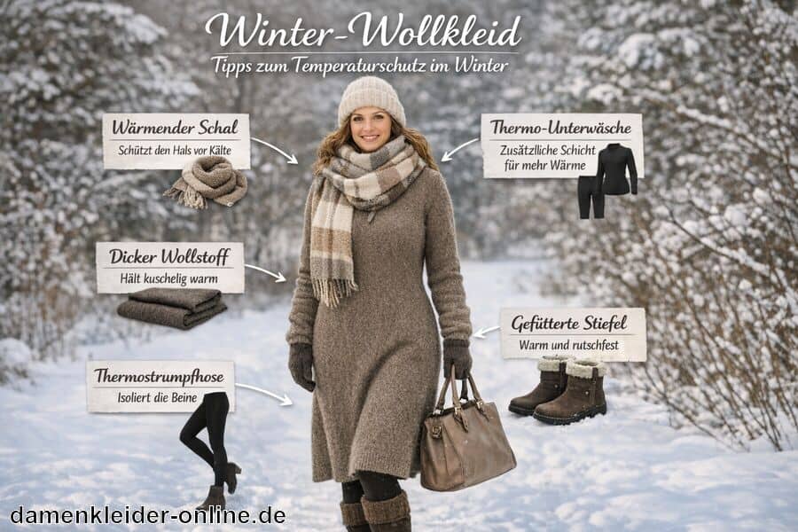 Tipps zum Temperaturschutz im Winter - Winter Wollkleid