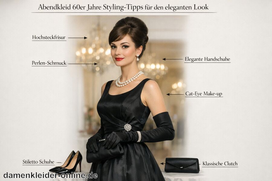 Styling-Tipps für den eleganten Look - Abendkleid 60er Jahre