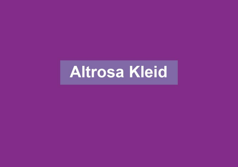 Altrosa Kleid