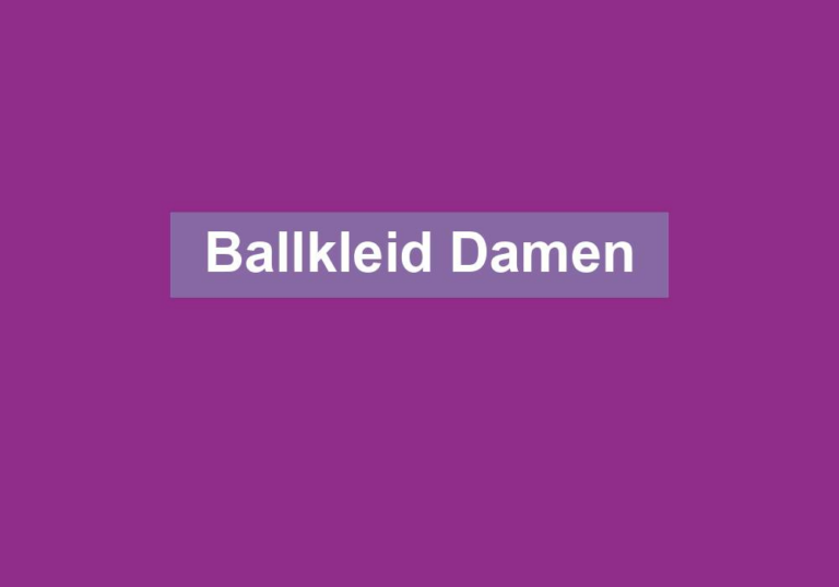 Ballkleid Damen