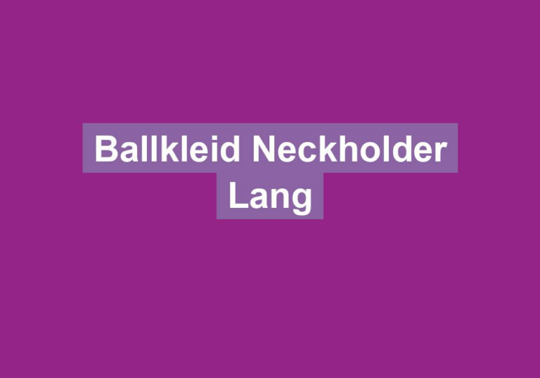 Ballkleid Neckholder Lang
