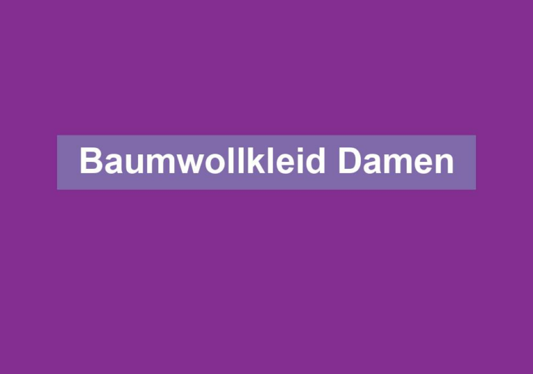 Baumwollkleid Damen