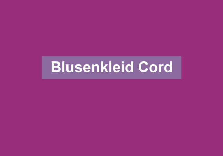 Blusenkleid Cord