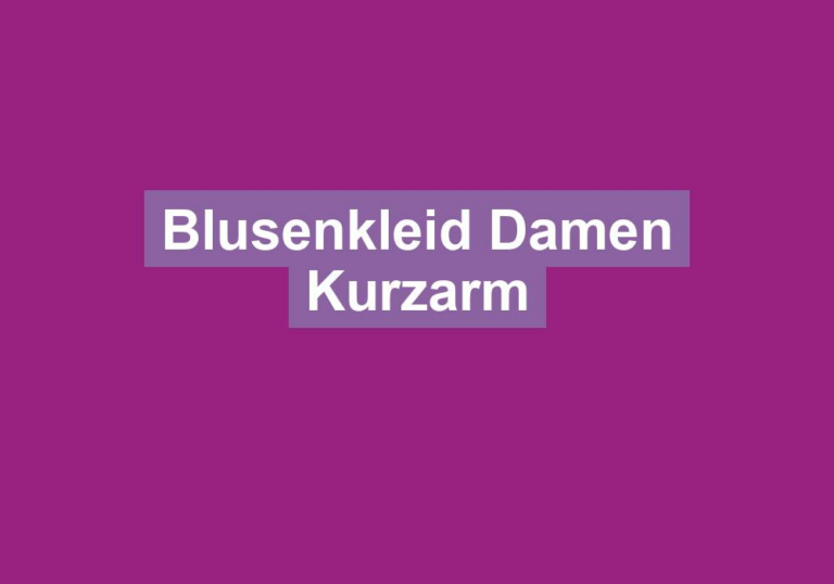 Blusenkleid Damen Kurzarm
