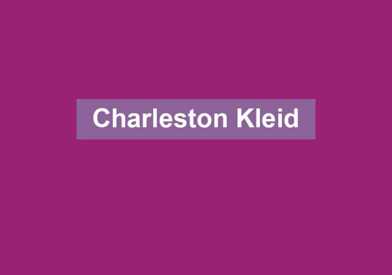 Charleston Kleid