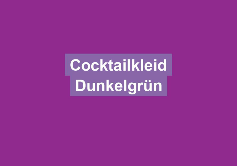 Cocktailkleid Dunkelgrün