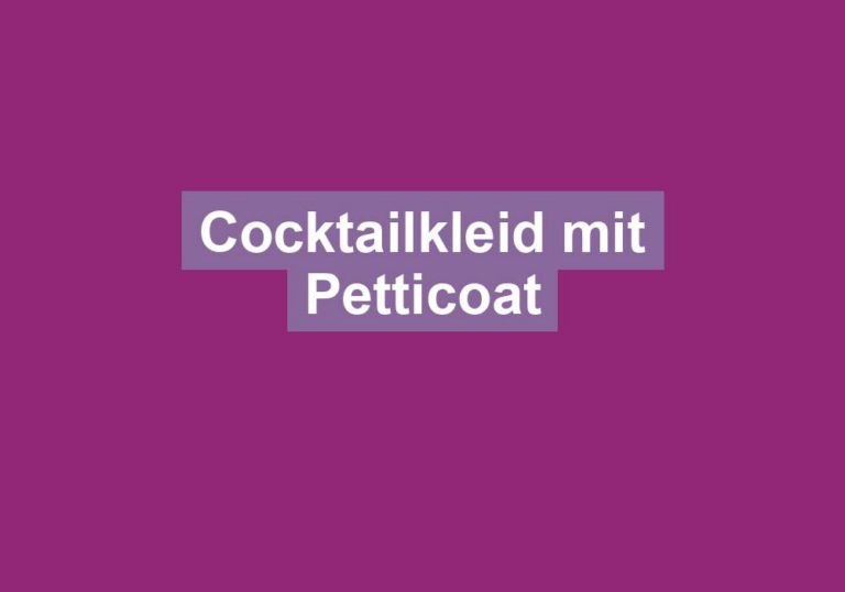 Cocktailkleid mit Petticoat