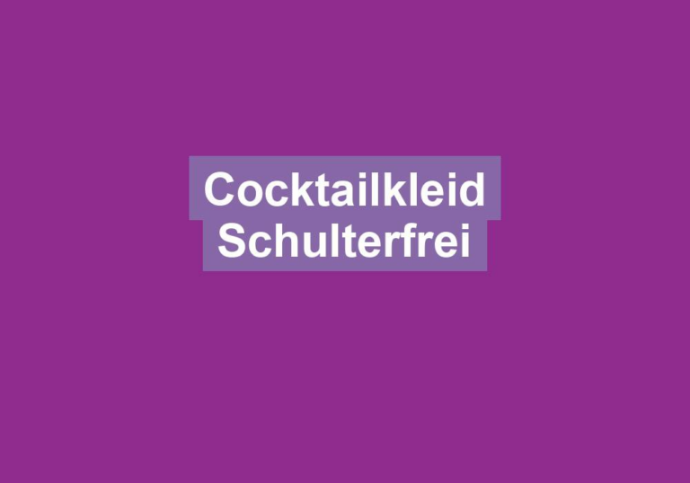 Cocktailkleid Schulterfrei