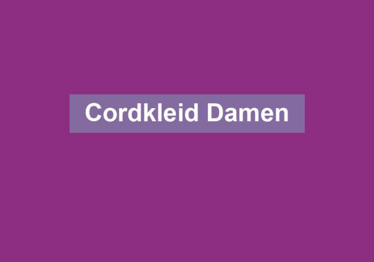 Cordkleid Damen