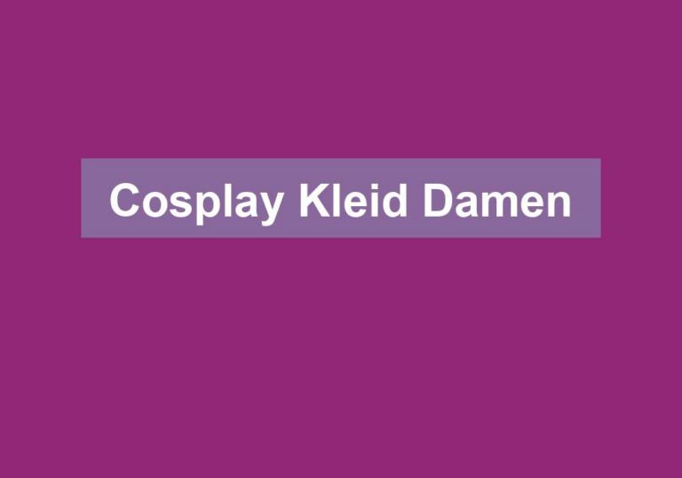 Cosplay Kleid Damen