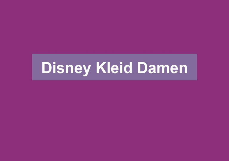 Disney Kleid Damen