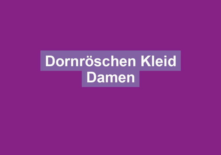 Dornröschen Kleid Damen