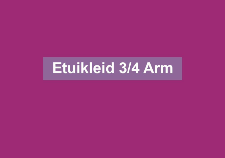 Etuikleid 3/4 Arm