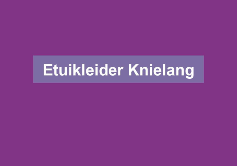 Etuikleider Knielang
