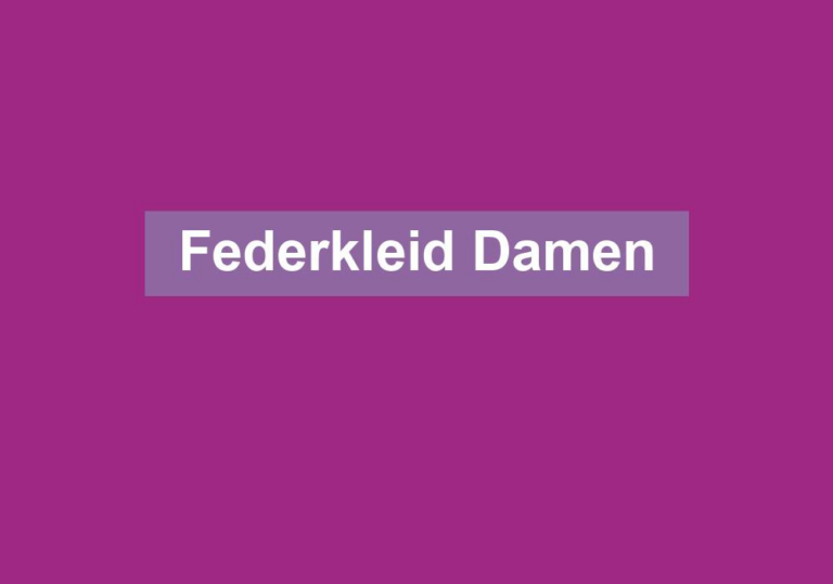 Federkleid Damen
