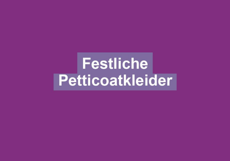 Festliche Petticoatkleider
