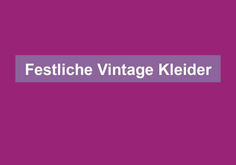 Festliche Vintage Kleider