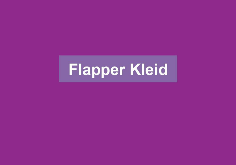 Flapper Kleid