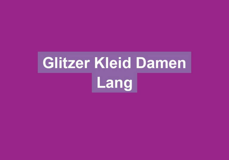 Glitzer Kleid Damen Lang