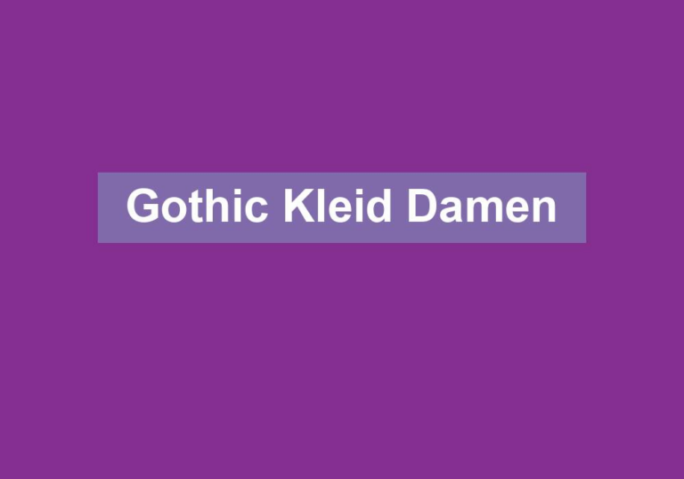 Gothic Kleid Damen