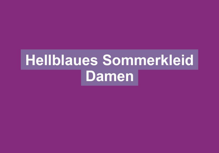 Hellblaues Sommerkleid Damen