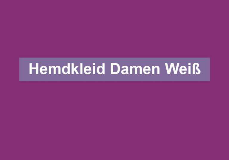 Hemdkleid Damen Weiß