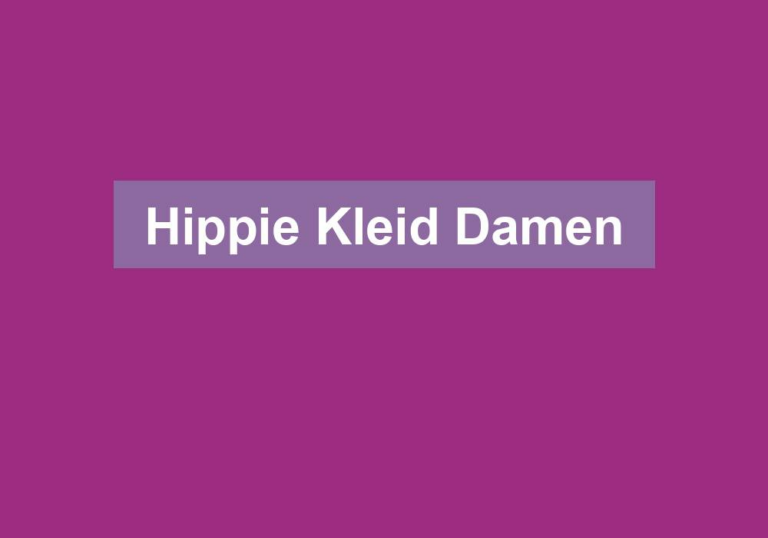 Hippie Kleid Damen