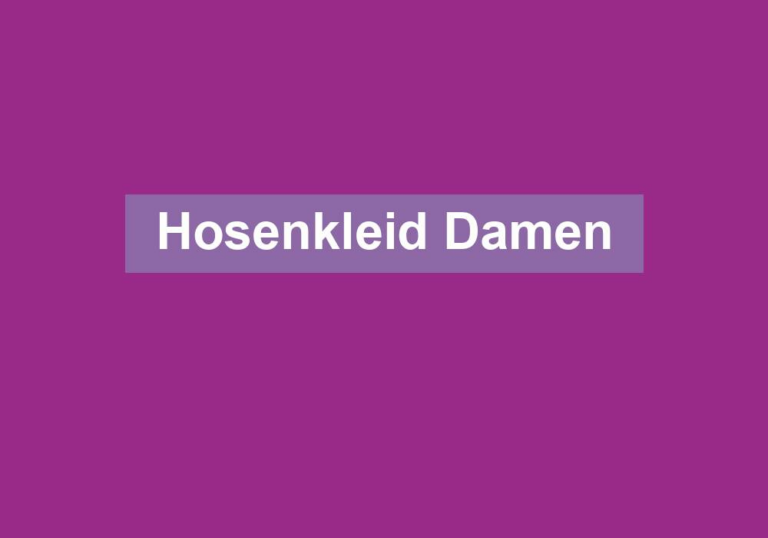 Hosenkleid Damen