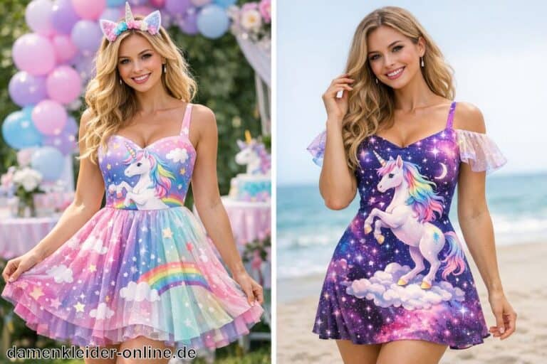 Einhorn Kleid Damen