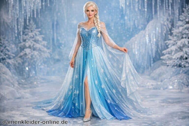 Eiskönigin Kleid Damen