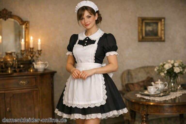 Dienstmädchen Kleid Damen