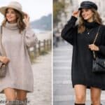 Oversize Pulloverkleid