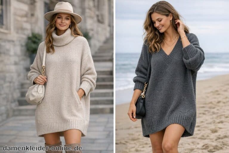 Oversize Strickkleid Damen