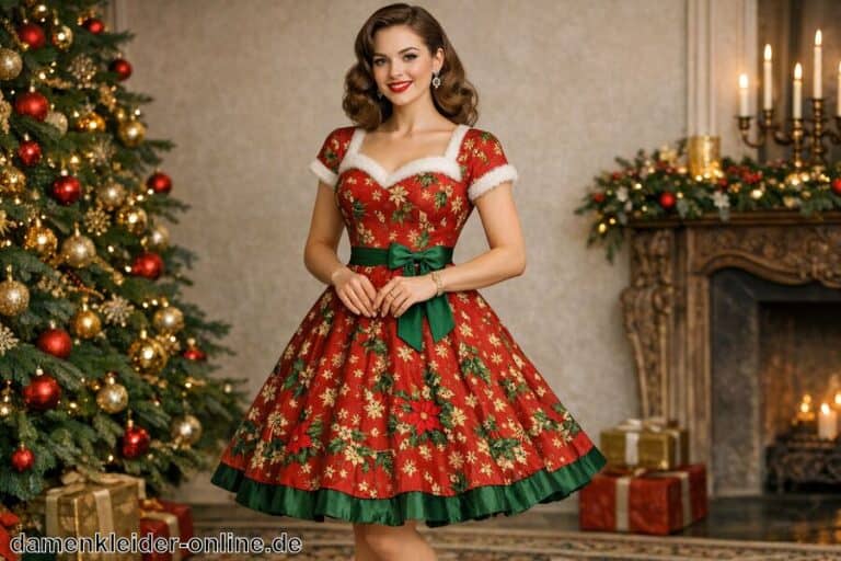 Vintage Weihnachtskleid